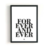 Print - For ever von The birds and the bees