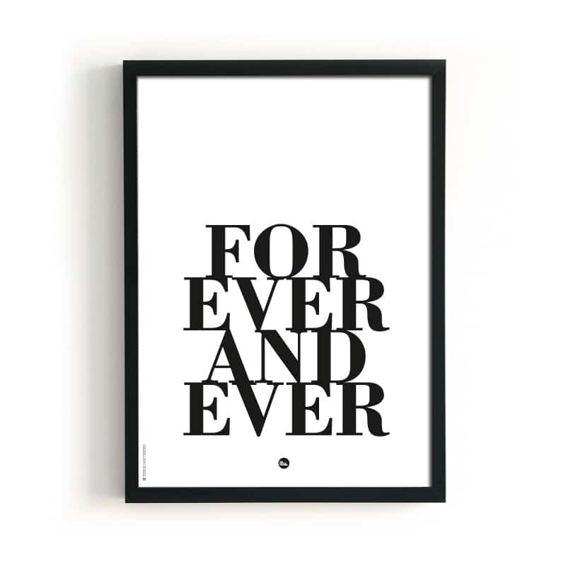 Print - For ever von The birds and the bees