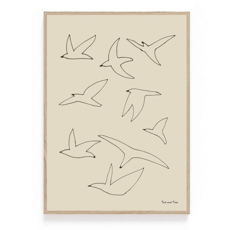 Print - Freedom birds von Ted and Tone