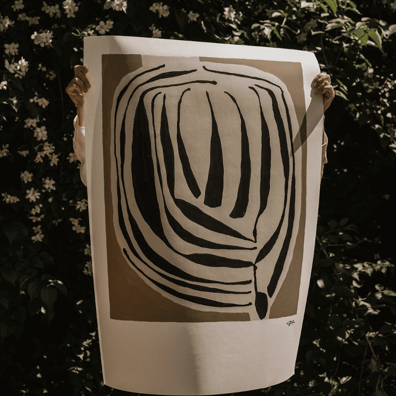 Print - Layered von The Poster Club