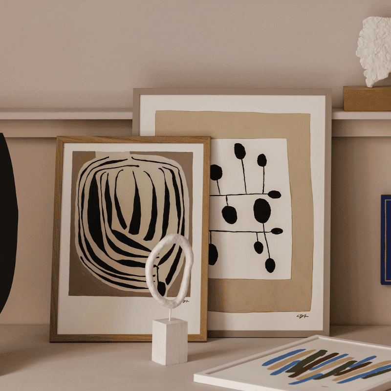 Print - Layered von The Poster Club