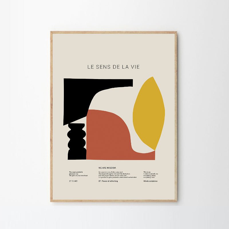 Print - Le Sens de la Vie von Lucrecia Rey Caro