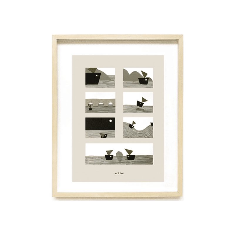 Print - Loveboat Story A4 von Ted & Tone
