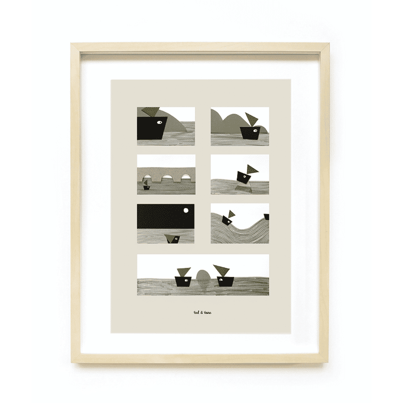 Print - Loveboat Story A3 von Ted & Tone
