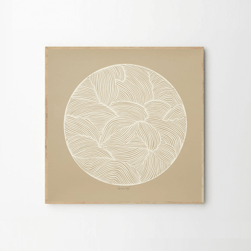 Print - Moon No. 01 von The Poster Club