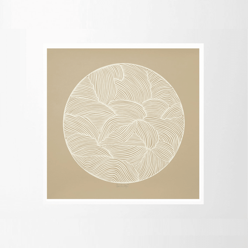 Print - Moon No. 01 von The Poster Club