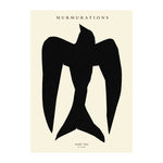 Print - Murmurations Sort Sol von By Garmi