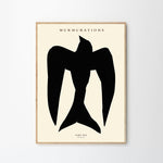 Print - Murmurations Sort Sol von By Garmi
