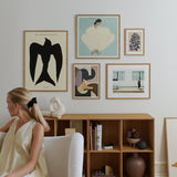 Print - Murmurations Sort Sol von By Garmi