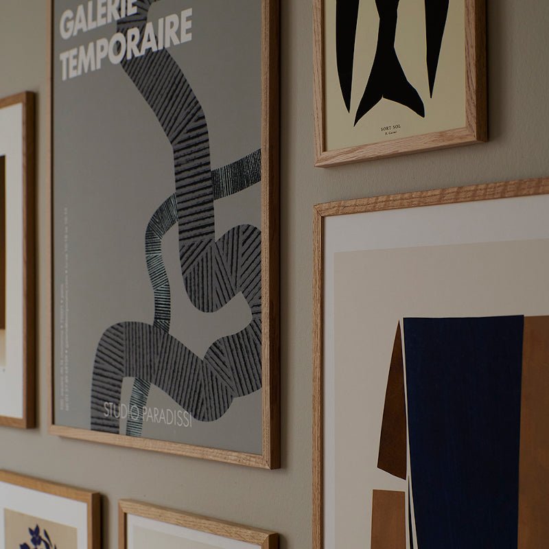 Print - Murmurations Sort Sol von By Garmi