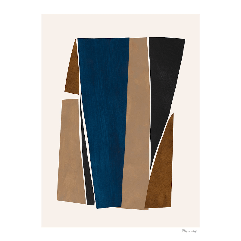 Print - Pieces 01 von Berit Mogensen Lopez