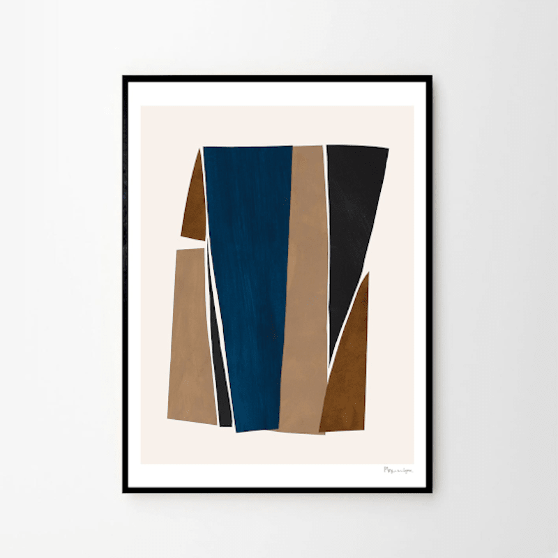 Print - Pieces 01 von Berit Mogensen Lopez