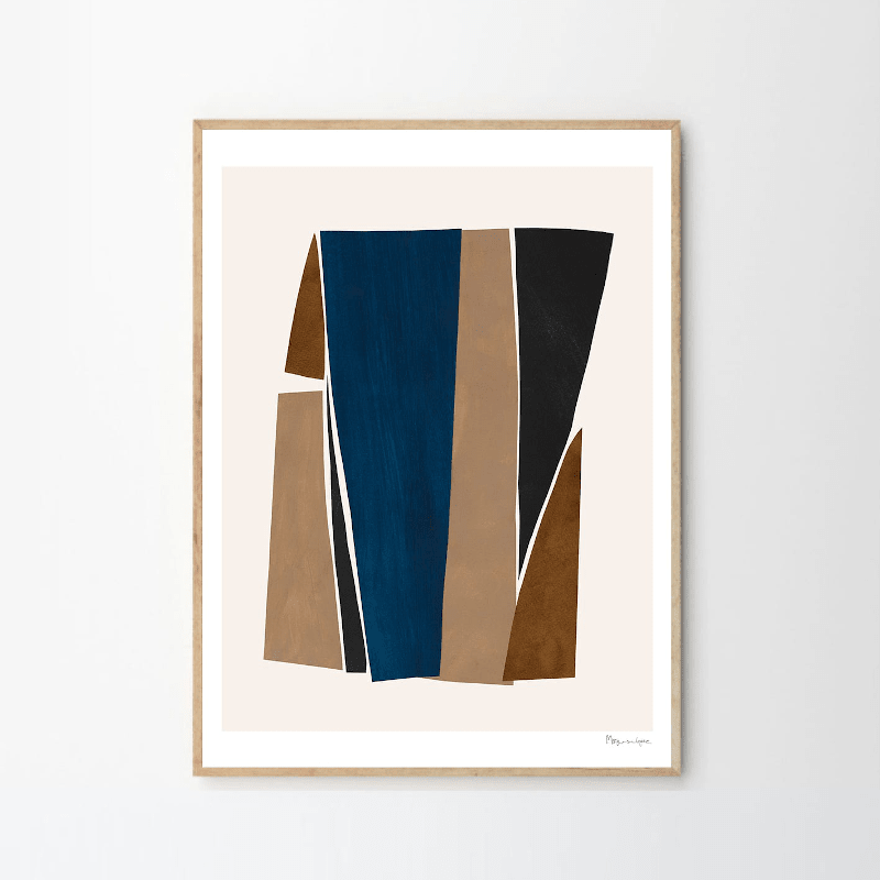 Print - Pieces 01 von Berit Mogensen Lopez