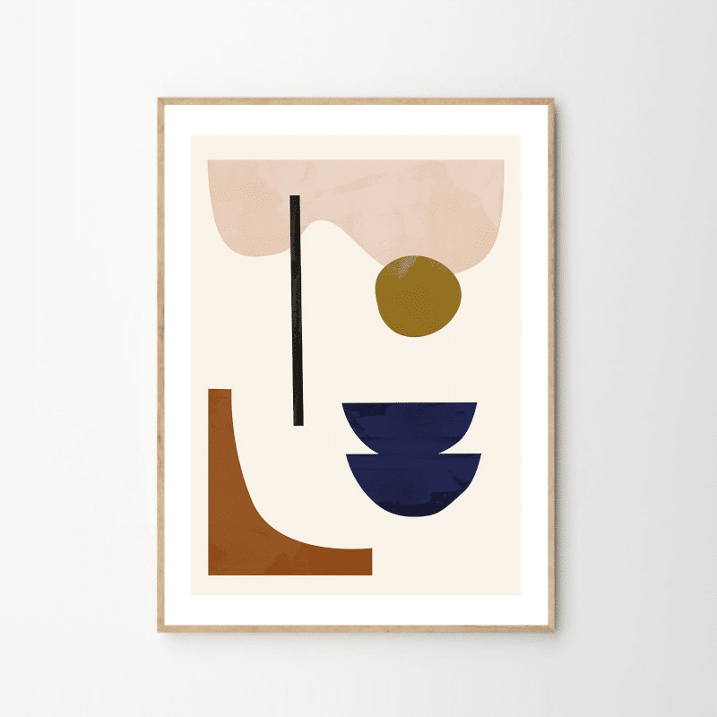Print - Shapescape 08 von The Poster Club
