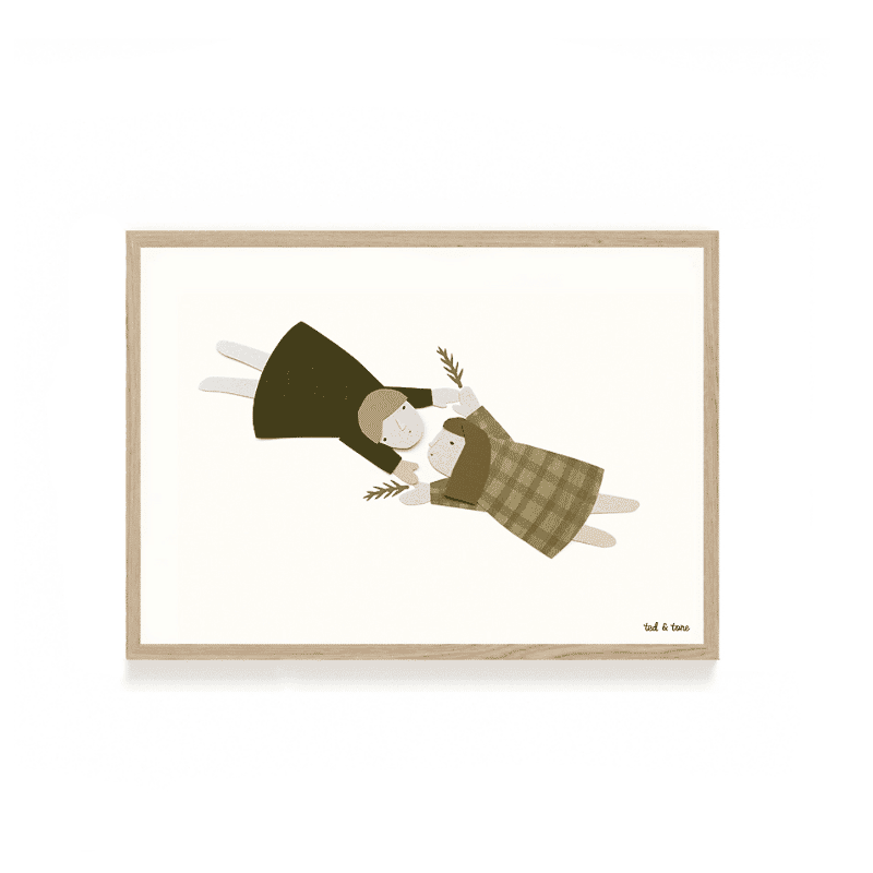 Print - Spread your arms and fly von Ted and Tone