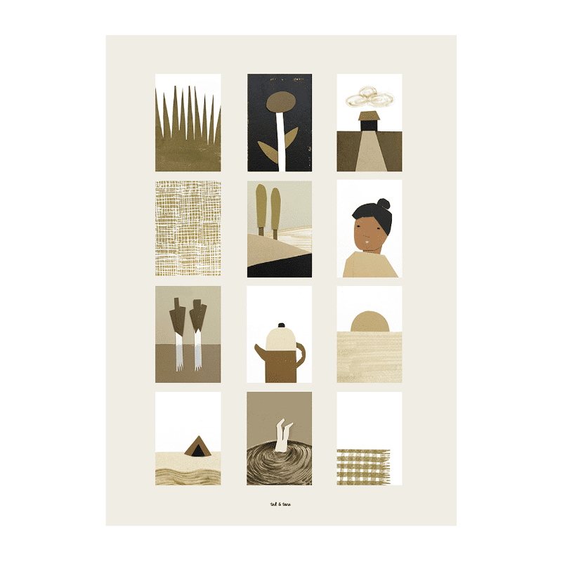 Print - Spring Summer Vibes 50x70 von Ted & Tone
