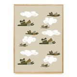 Print - Superheroes 50x70 von Ted & Tone