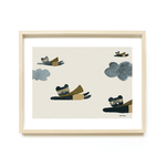Print - Superheroes A3 von Ted & Tone