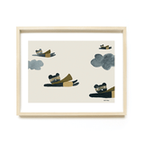 Print - Superheroes A3 von Ted & Tone