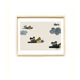 Print - Superheroes A4 von Ted & Tone
