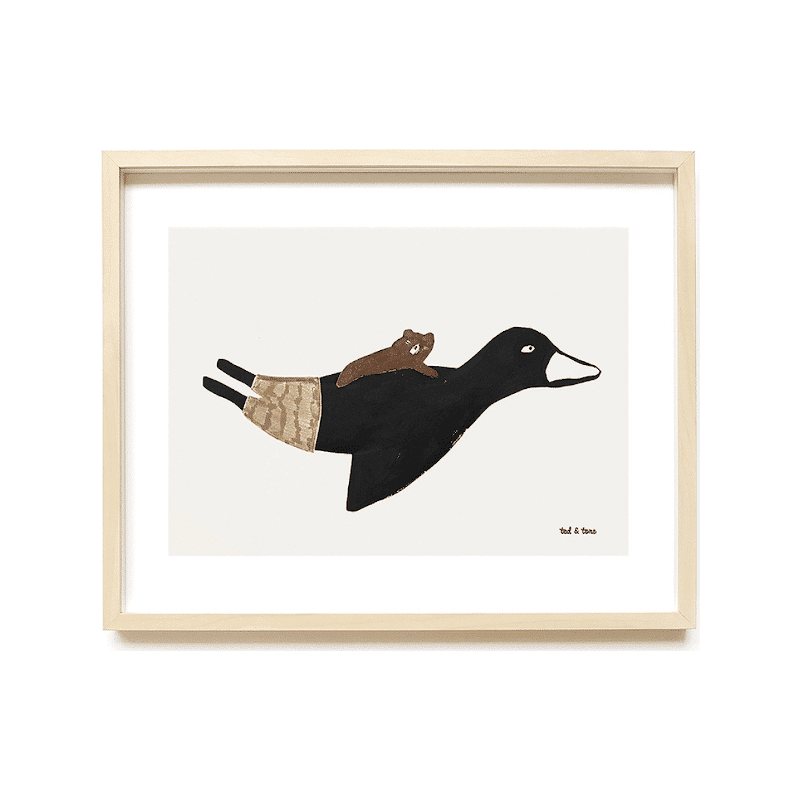 Print - Taking care A3 von Ted & Tone
