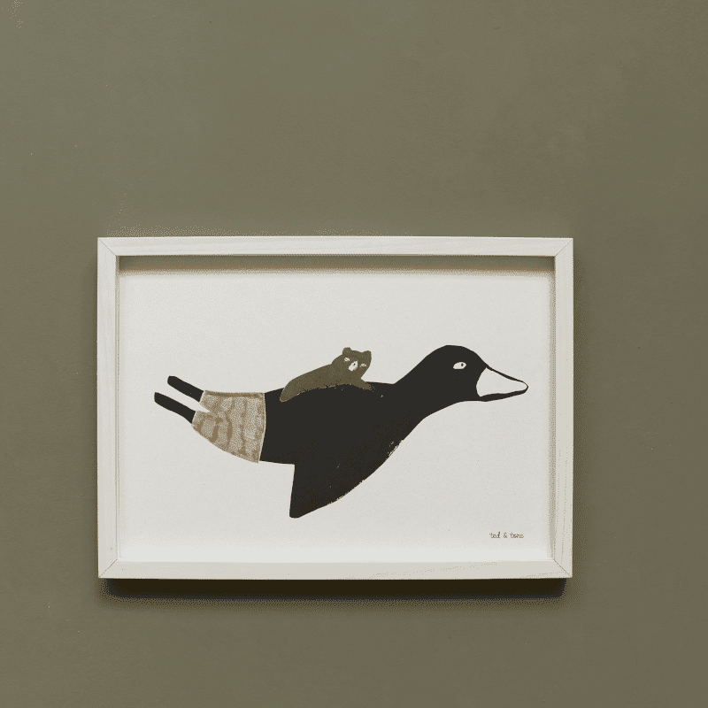 Print - Taking care of you A4 von Ted & Tone