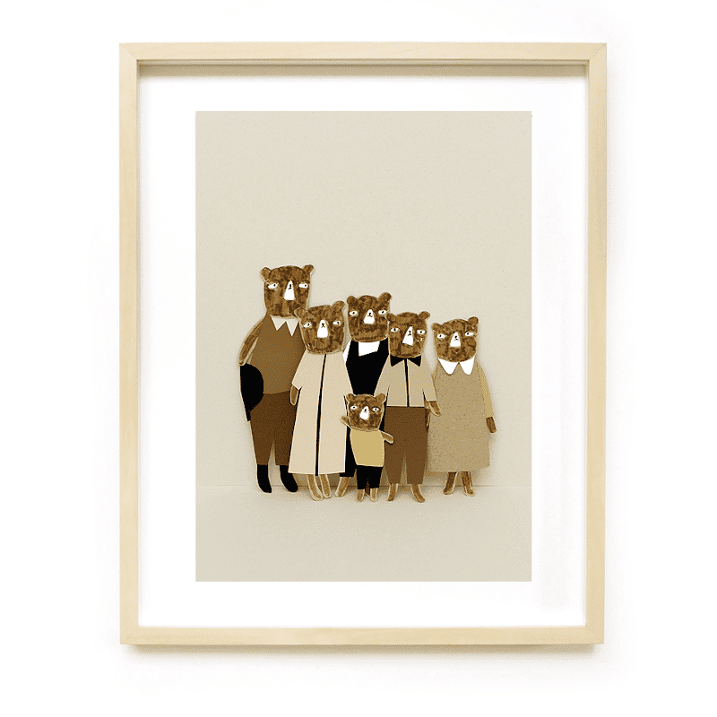 Print - The Bears A3 von Ted & Tone