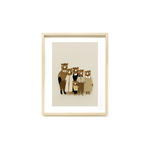 Print - The bears A4 von Ted & Tone