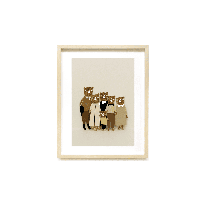 Print - The bears A4 von Ted & Tone