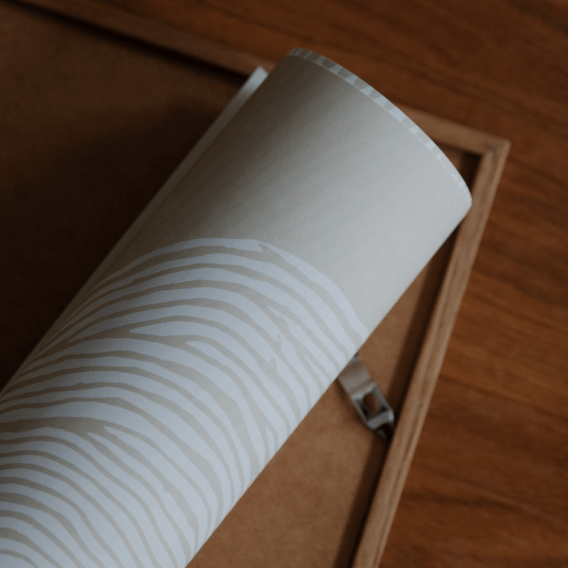 Print - The Line No. 08 von The Poster Club