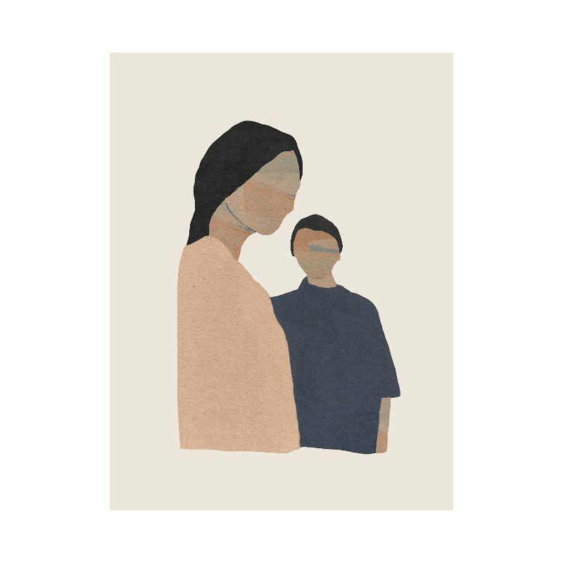 Print – Twin Ladies von The Poster Club