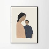 Print – Twin Ladies von The Poster Club