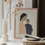 Print – Twin Ladies von The Poster Club