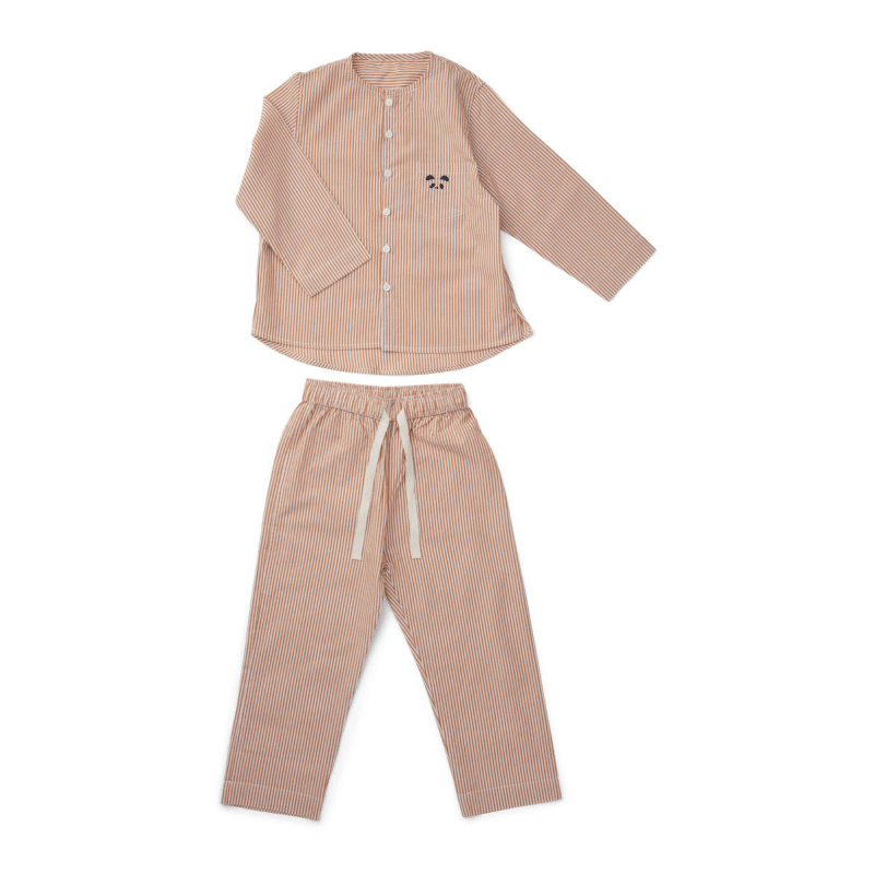 Pyjama - Olly stripe mustard_weiss von Liewood