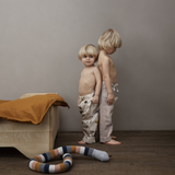 Pyjama - OLLY stripe mustard/weiss von Liewood
