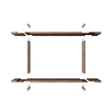 Regal - Bond Walnut 1er Element von Fogia