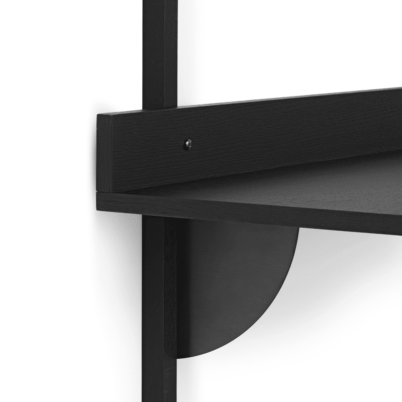 Regal - Sector Desk black ash/black von Ferm Living
