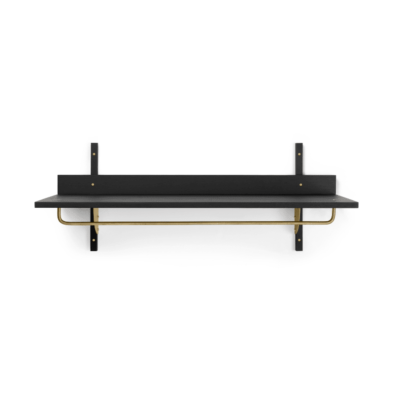 Regal - Sector Rack black ash/brass von Ferm Living