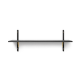 Regal - Sector single/wide black ash/brass von Ferm Living