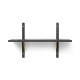 Regal - Sector single/narrow black ash/brass von Ferm Living