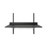 Regal - Sector Desk black ash/brass von Ferm Living