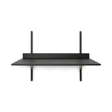 Regal - Sector Desk black ash/brass von Ferm Living