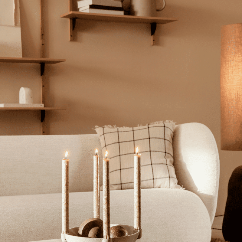 Regal - Sector triple/wide natural oak/black von Ferm Living