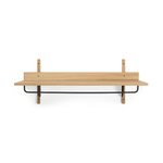 Regal - Sector Rack natural oak/black von Ferm Living