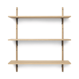 Regal - Sector triple/wide natural oak/black von Ferm Living