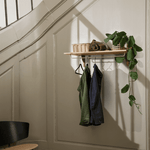 Regal - Sector Rack natural oak/brass von Ferm Living