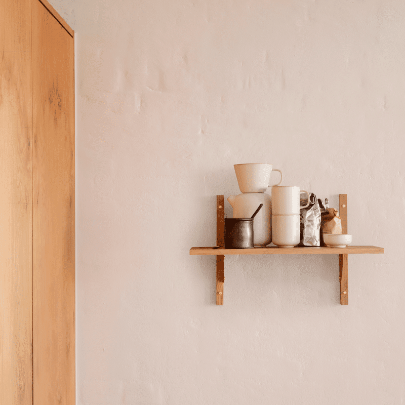 Regal - Sector single/narrow natural oak/brass von Ferm Living