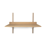 Regal - Sector Desk natural oak/brass von Ferm Living
