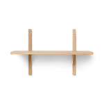 Regal - Sector single/narrow natural oak/brass von Ferm Living