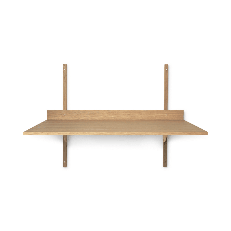 Regal - Sector Desk natural oak/brass von Ferm Living